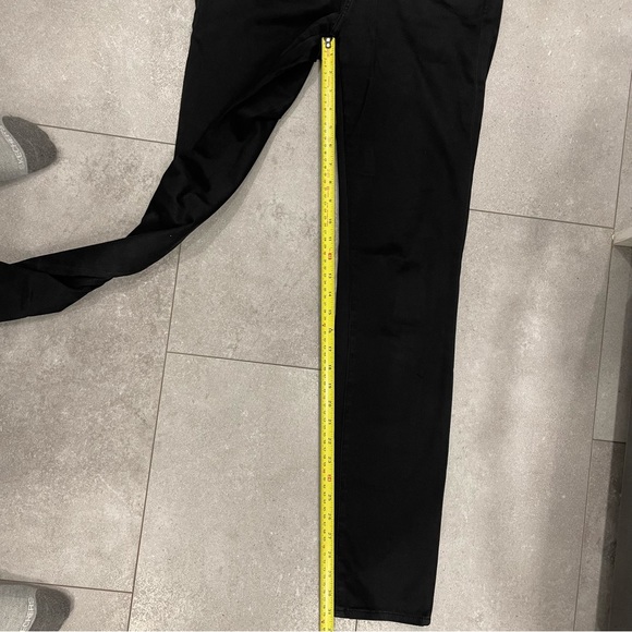 AG Adriano Goldschmied “Stevie” (slim, straight) black jeans, 28R - Picture 7 of 7